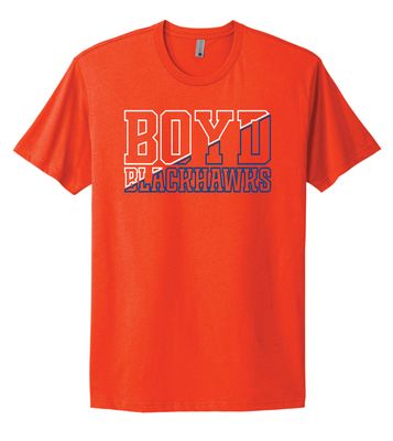 Boyd Blackhawks - Diagonal - Next Level Short Sleeve