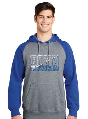 Boyd Blackhawks - Diagonal - Raglan Hoodie