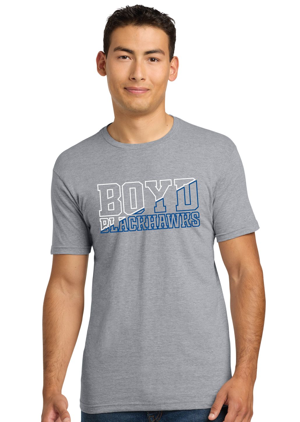 Boyd Blackhawks - Diagonal - Next Level Short Sleeve