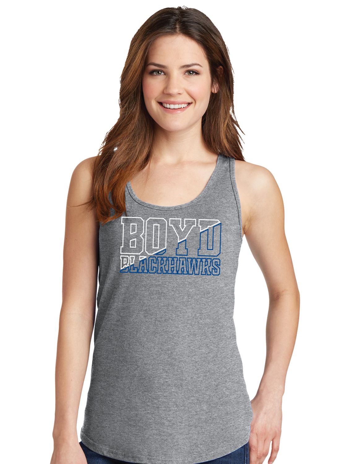 Boyd Blackhawks - Diagonal - Cotton Tank