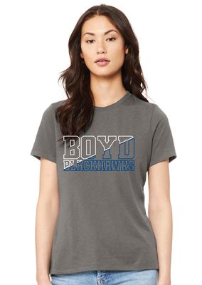 Boyd Blackhawks - Diagonal - Bella+Canvas Ladies