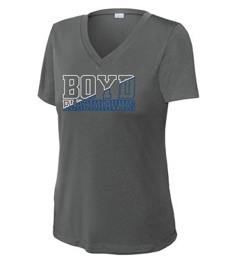 Boyd Blackhawks - Diagonal - Dri-Fit V-Neck