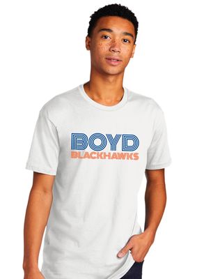 Boyd Blackhawks - Striped - Next Level Short Sleeve