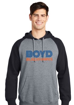 Boyd Blackhawks - Striped - Raglan Hoodie