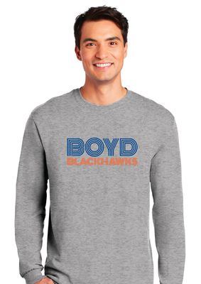 Boyd Blackhawks - Striped - Long Sleeve