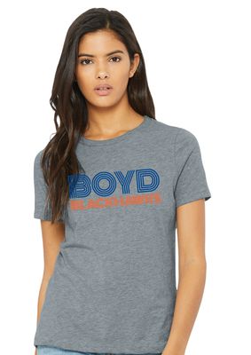 Boyd Blackhawks - Striped - Bella+Canvas Ladies