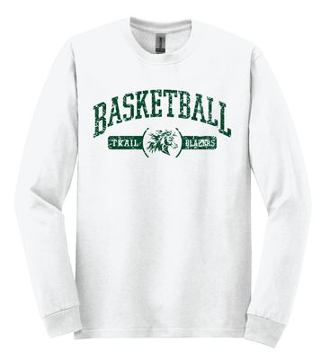 Lebanon Trail Basketball - Distressed Arch - Long Sleeve