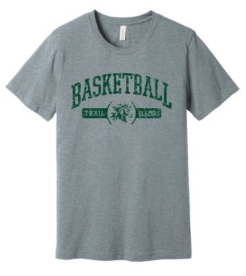 Lebanon Trail Basketball - Distressed Arch - Bella+Canvas Short Sleeve