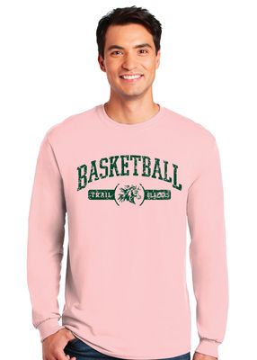 Lebanon Trail Basketball - Distressed Arch - Long Sleeve