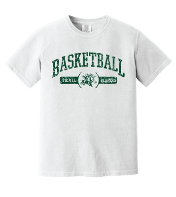Lebanon Trail Basketball - Distressed Arch - Comfort Colors Short Sleeve