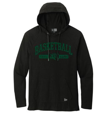 Lebanon Trail Basketball - Distressed Arch - Tri Blend Hoodie