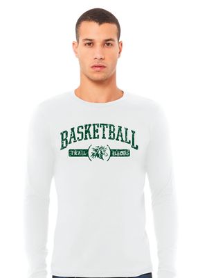 Lebanon Trail Basketball - Distressed Arch - Bella+Canvas Long Sleeve