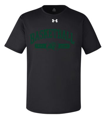Lebanon Trail Basketball - Distressed Arch - Under Armour Team Tech Short Sleeve