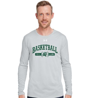 Lebanon Trail Basketball - Distressed Arch - Under Armour Team Tech Long Sleeve