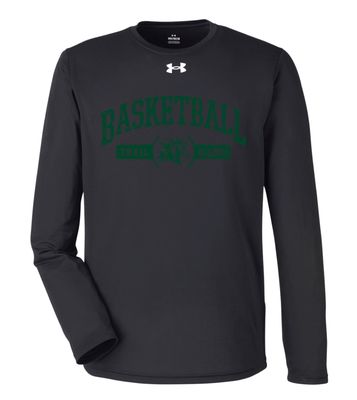 Lebanon Trail Basketball - Distressed Arch - Under Armour Team Tech Long Sleeve