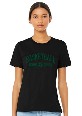 Lebanon Trail Basketball - Distressed Arch - Bella+Canvas Ladies