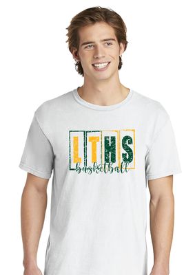 Lebanon Trail Basketball - LT Blocks - Comfort Colors Short Sleeve