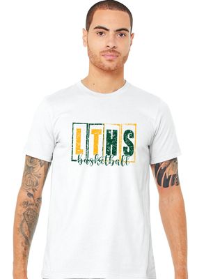 Lebanon Trail Basketball - LT Blocks - Bella+Canvas Short Sleeve