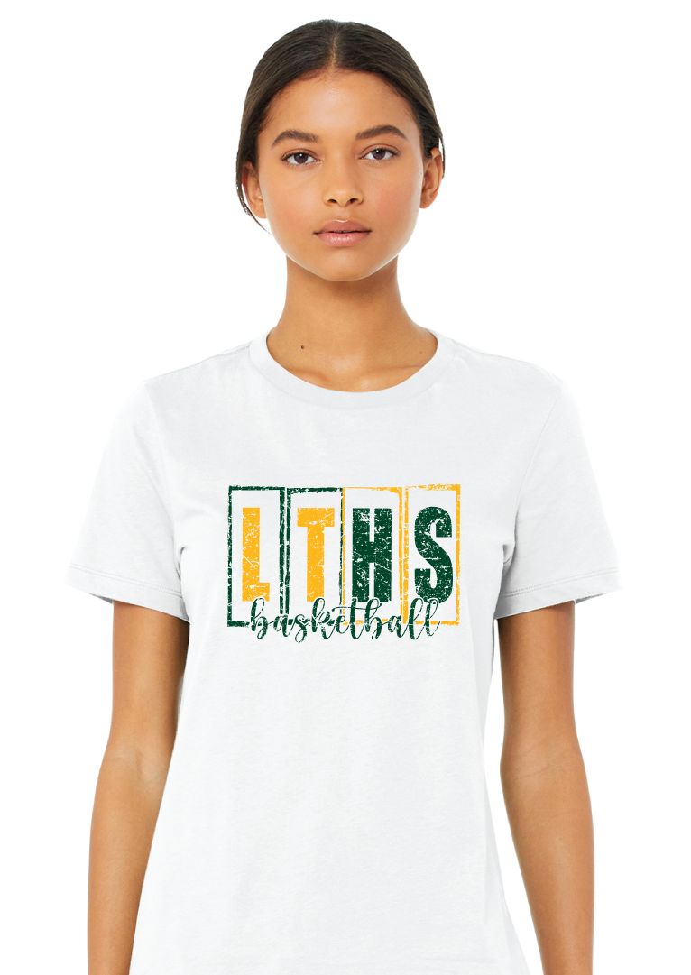 Lebanon Trail Basketball - LT Blocks - Bella+Canvas Ladies