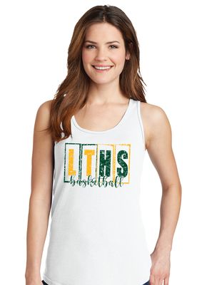 Lebanon Trail Basketball - LT Blocks - Cotton Tank