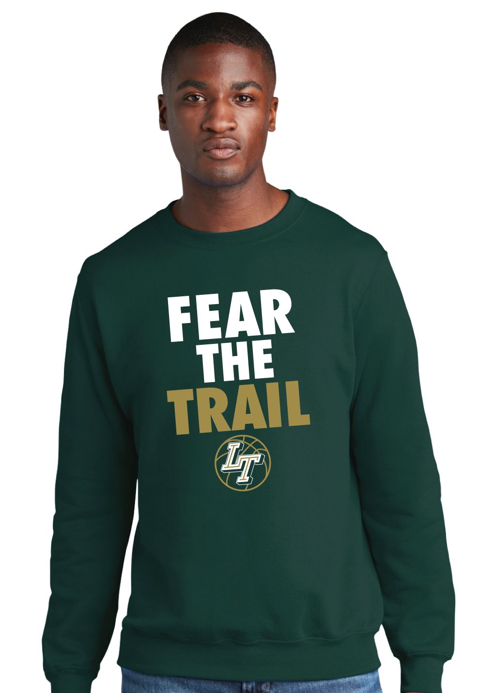 Lebanon Trail Basketball - Fear the Trail - Crew Sweatshirt