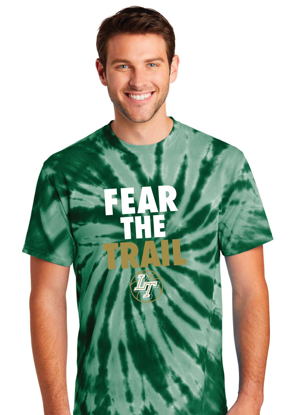 Lebanon Trail Basketball - Fear the Trail -Tie Dye Short Sleeve
