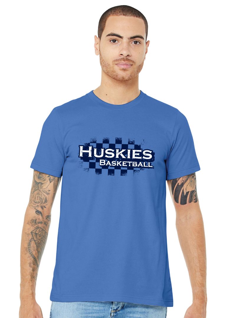 Ereckson Basketball - Checkerboard - Bella+Canvas Short Sleeve
