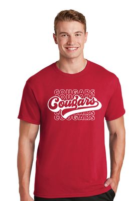 Curtis Cougars - Stacked Cursive