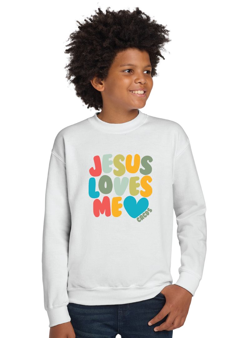 CRCDS - Jesus Loves Me - Crew Sweatshirt