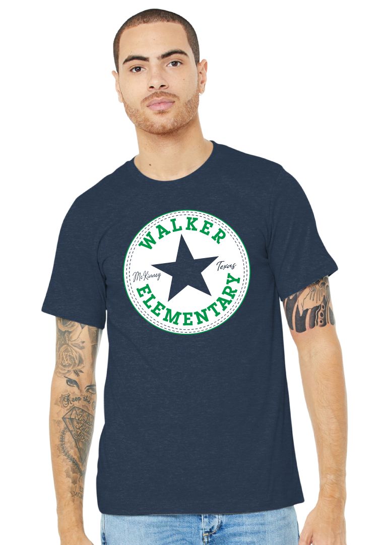 Walker Elementary - Circle - Bella+Canvas Short Sleeve