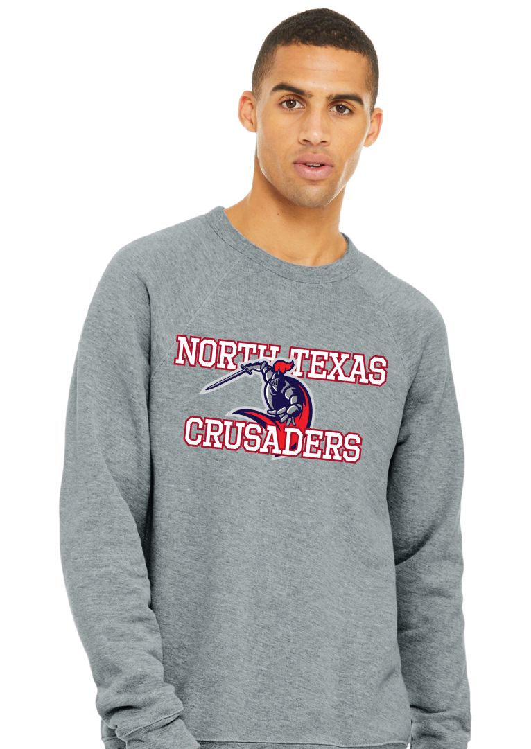 North Texas Crusaders - Bella+Canvas Crew Sweatshirt