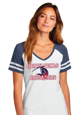 North Texas Crusaders - Game V-Neck Tee