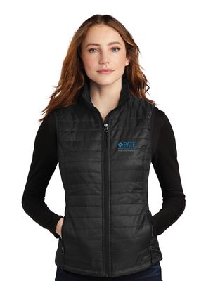 Pate Neuro Rehab - Ladies Packable Puffy Vest