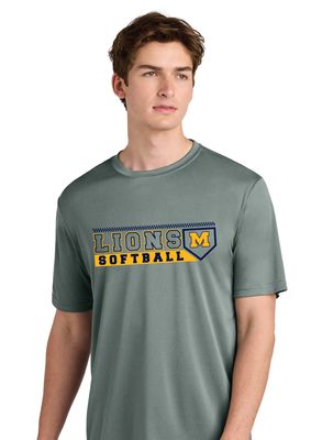 McKinney Softball - Lions Plate - Dri-Fit Short Sleeve