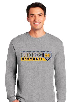 McKinney Softball - Lions Plate - Long Sleeve