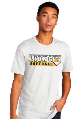 McKinney Softball - Lions Plate - Next Level Short Sleeve