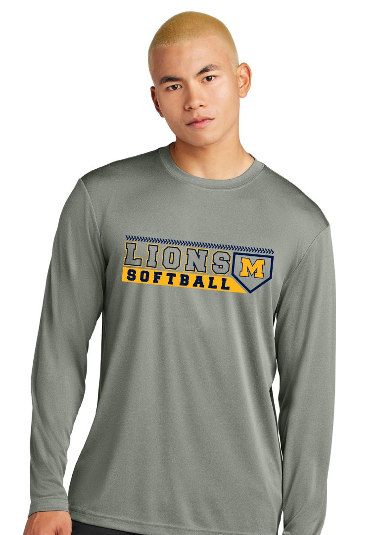 McKinney Softball - Lions Plate - Dri-Fit Long Sleeve