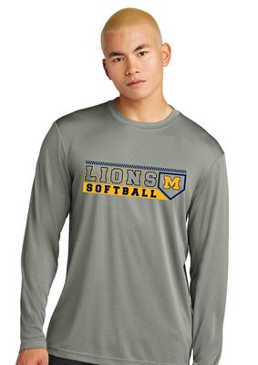 McKinney Softball - Lions Plate - Dri-Fit Long Sleeve
