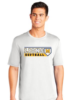 McKinney Softball - Lions Plate - Dri-Fit Short Sleeve
