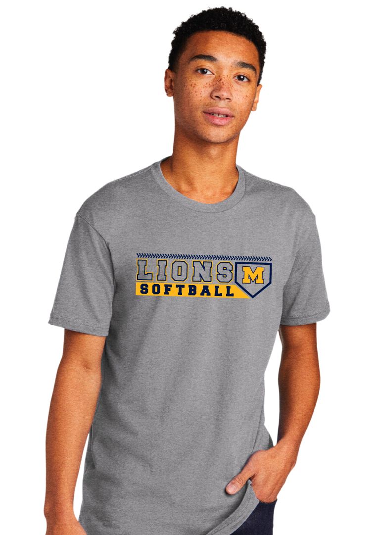 McKinney Softball - Lions Plate - Next Level Short Sleeve