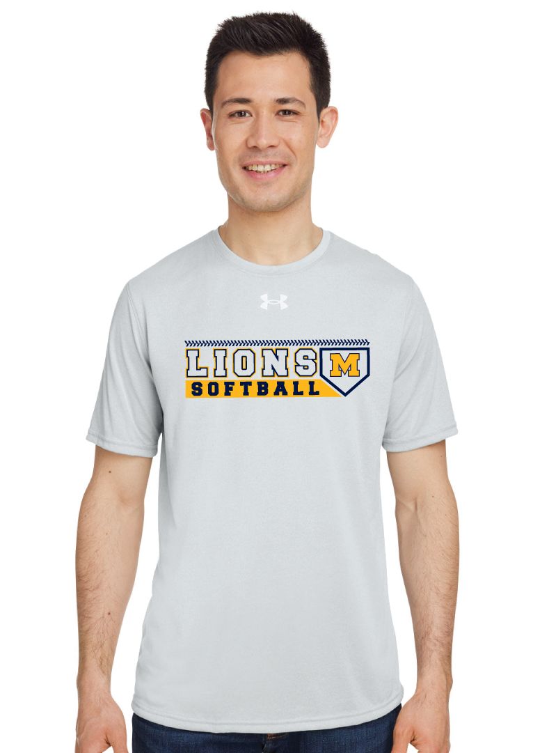McKinney Softball - Lions Plate - Under Armour Team Tech Short Sleeve