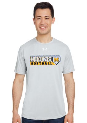 McKinney Softball - Lions Plate - Under Armour Team Tech Short Sleeve