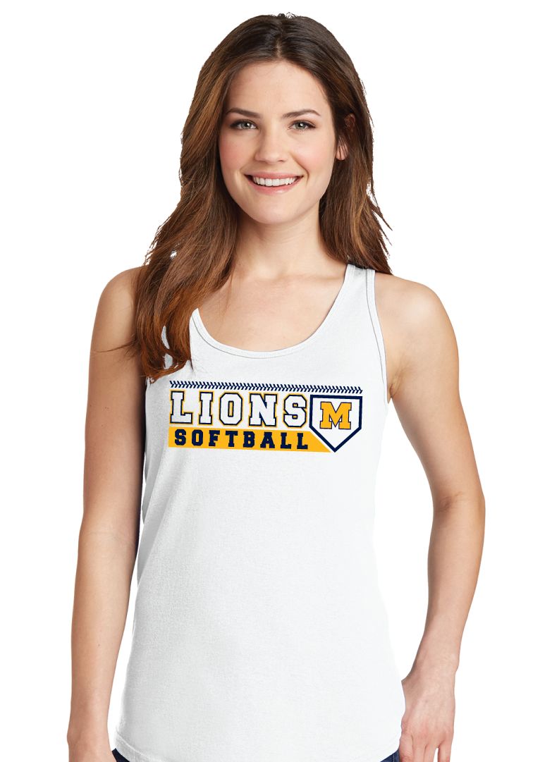 McKinney Softball - Lions Plate - Cotton Tank