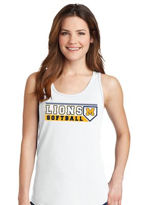 McKinney Softball - Lions Plate - Cotton Tank