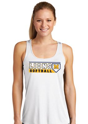 McKinney Softball - Lions Plate - Dri-Fit Racerback Tank