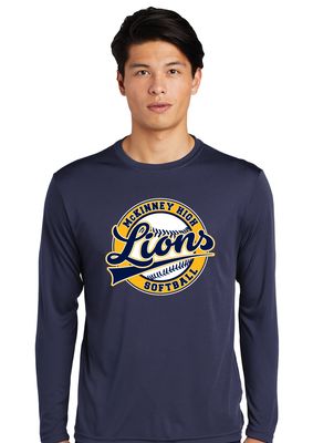 McKinney Softball - Cursive Ball - Dri-Fit Long Sleeve