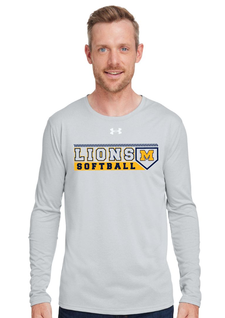 McKinney Softball - Lions Plate - Under Armour Team Tech Long Sleeve