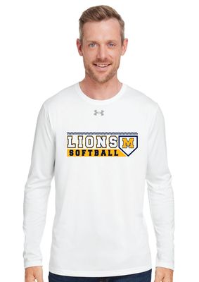 McKinney Softball - Lions Plate - Under Armour Team Tech Long Sleeve