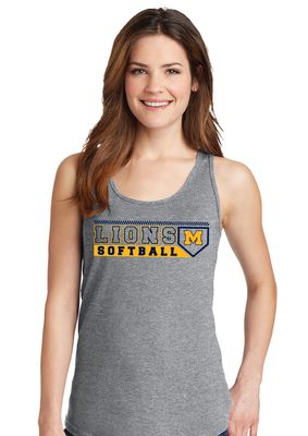 McKinney Softball - Lions Plate - Cotton Tank