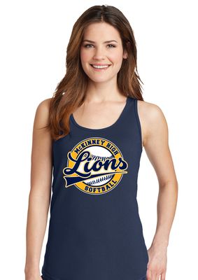 McKinney Softball - Cursive Ball - Cotton Tank